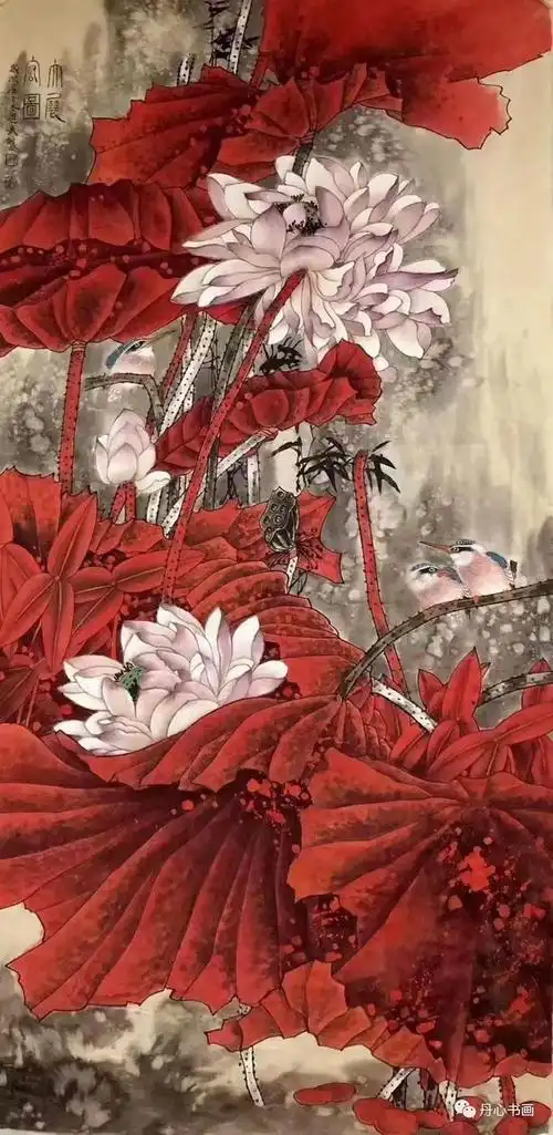 庄重静谧古雅空灵花鸟画家魏道武