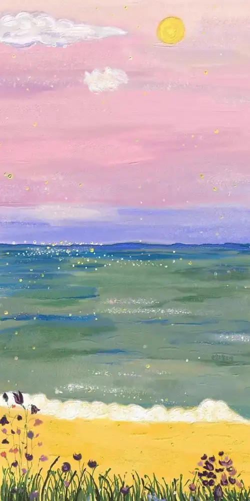 iphone11壁纸 锁屏壁纸 全面屏壁纸 聊天背景 卡通 星空 风景 简约