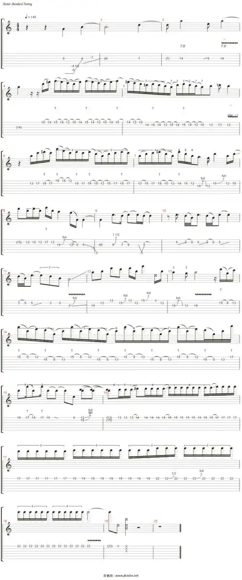 beat it吉他谱精选合集