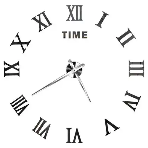 热销罗马数字创意挂钟 diy挂钟 亚克力镜面挂钟