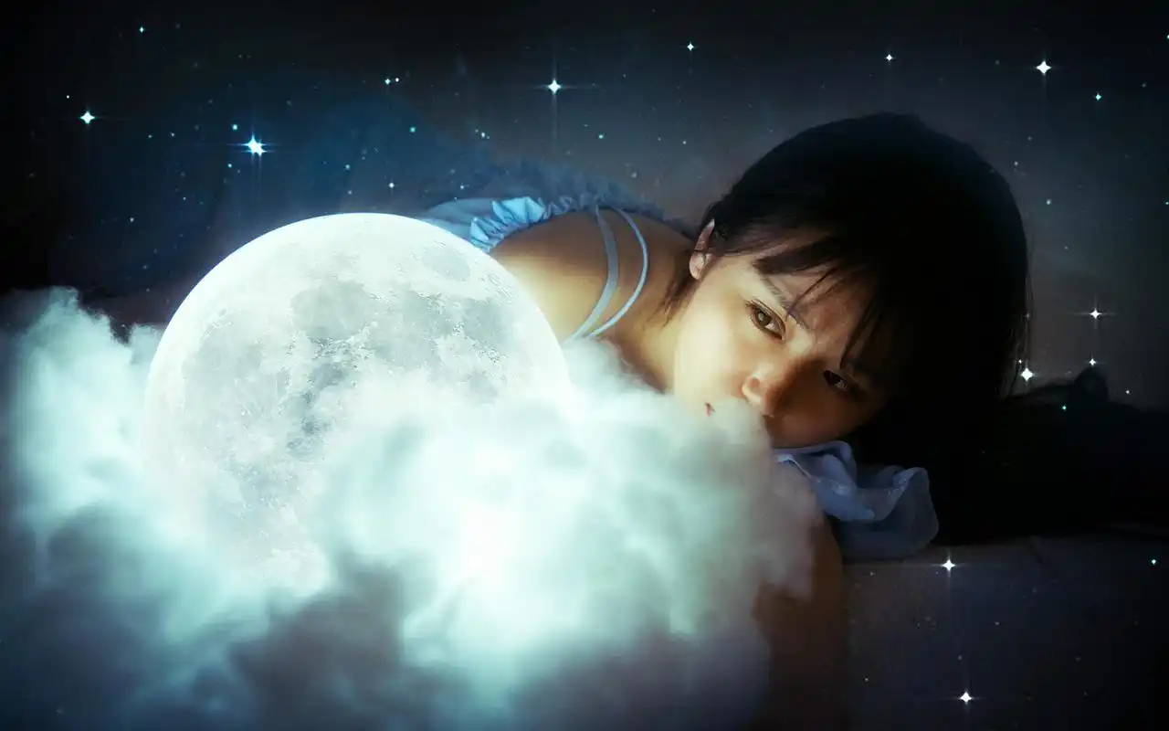 唯美清纯少女梦幻闺房写真高清电脑壁纸下载