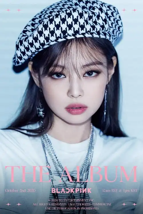 jennie单人海报blackpink首张专辑曝光jennie第二版单人海报还是美cry