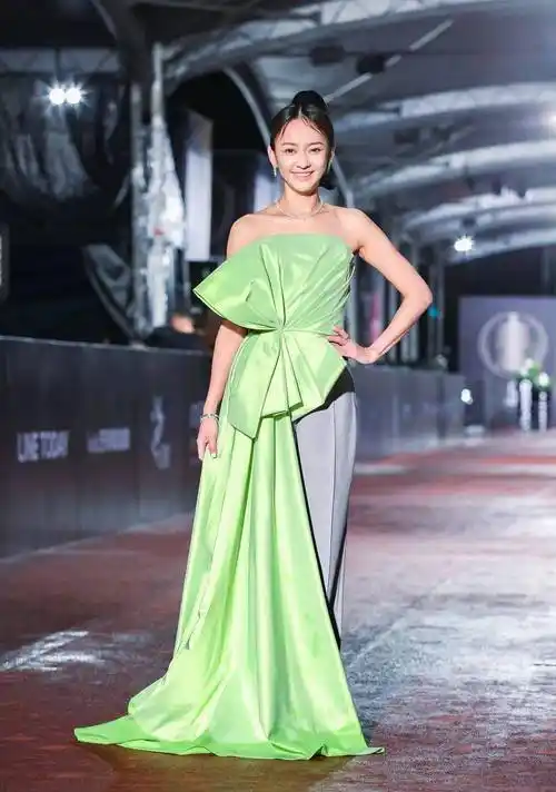 金钟奖第二场红毯:45 林心如杨谨华身材苗条,陈意涵略显憔悴_裙子