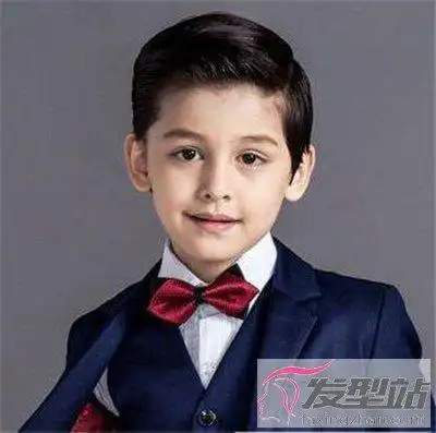 男童帅气短发发型背头打造酷炫小王子