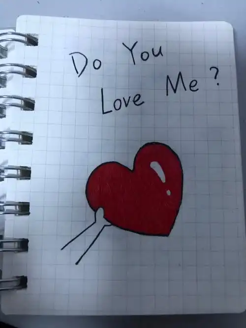 表达爱意的简笔画