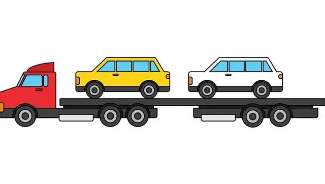 亲子简笔画:超级大货车,涂颜色