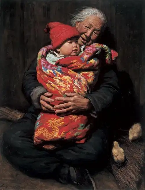 中外名画中最伟大的爱母爱