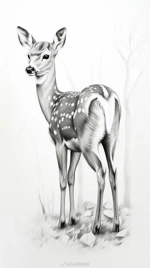 这是有灵性的小鹿许个愿吧