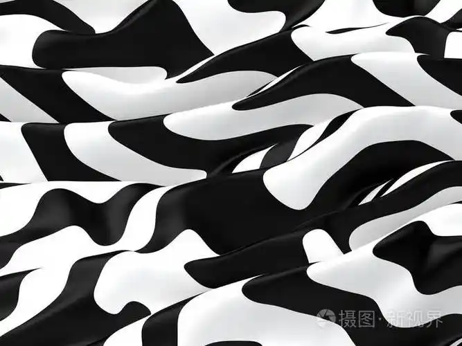抽象纹理黑白色丝绸