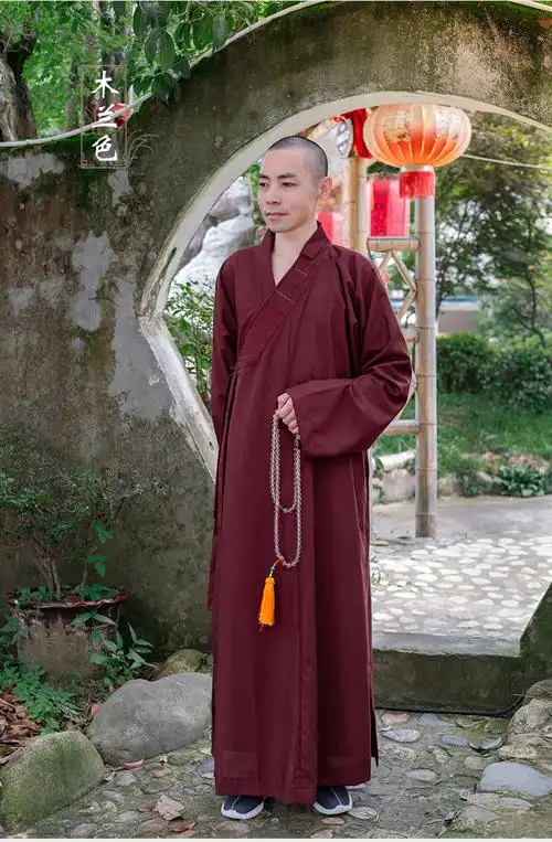 和尚服饰出家人僧服夏季大褂男女款僧衣长褂佛教出家僧人和尚衣服长衫