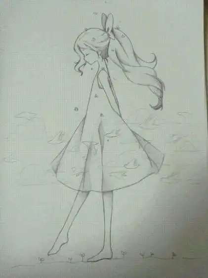 简单女生手绘简笔画