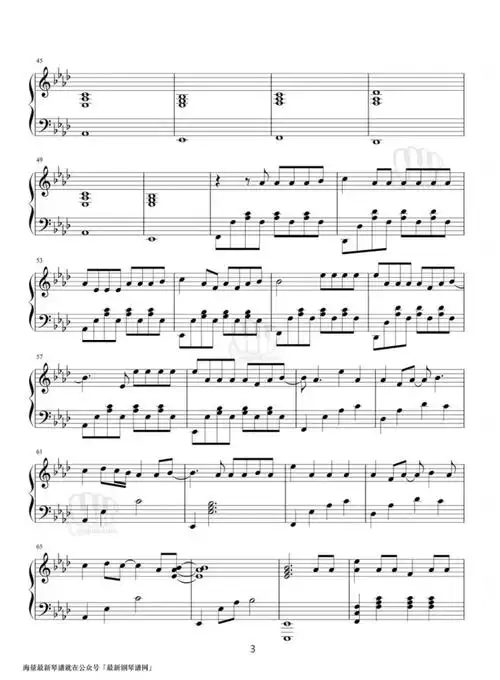 下坠falling钢琴谱抖音2019最火bgm