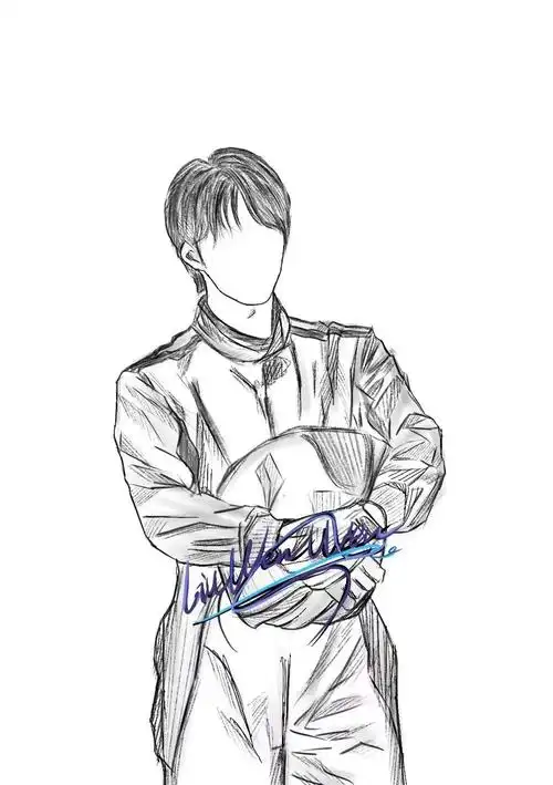 时代少年团刘耀文  #tnt时代少年团  #线稿  #procreate绘画  #接稿