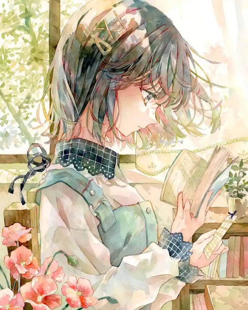 日本插画师"yukoring"水彩纯手绘人物插画作品!十分华丽