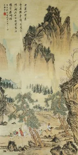 王维在诗歌创作中,是同时以诗人的灵心,画家的慧眼,音乐家的悦耳来