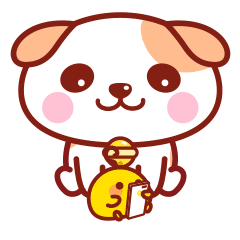 可爱狗狗表情～调皮