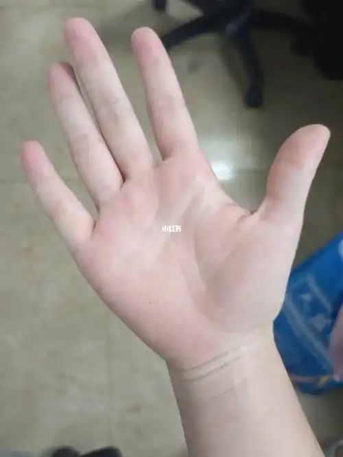 双手川字纹女生