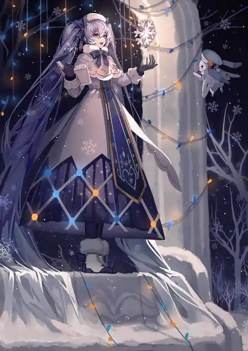 《初音未来》雪未来2021壁纸特辑,p站美图-www.yukxw.