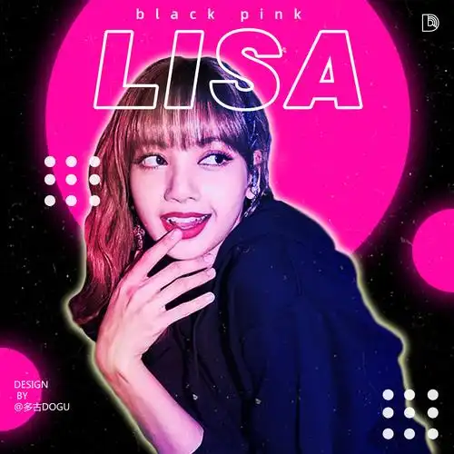 多古365天海报设计之lisa应援海报九宫格附教程链接