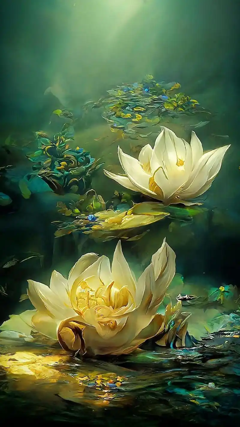 中国骗不骗中国人,当你刷到这朵唯美金莲花的时候,说明你的好运 - 抖