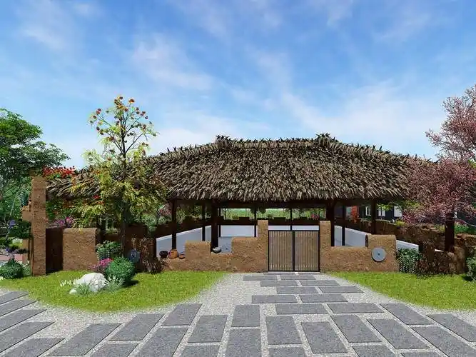 思乡源农庄改建效果图思乡源农庄改建原始照片设计说明主要材料旧房