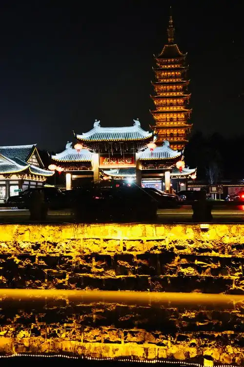 常熟方塔夜景