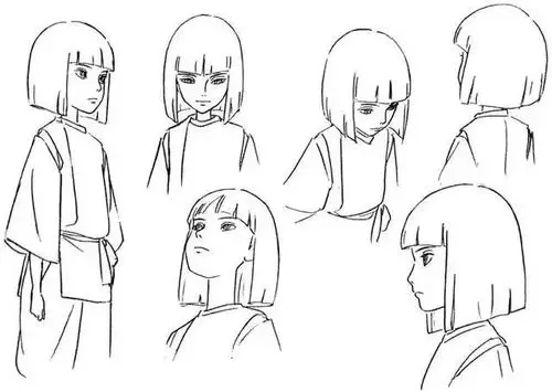 千与千寻手稿图