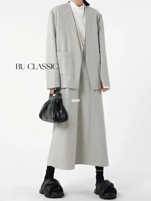 ootd|气质灰色毛呢外套