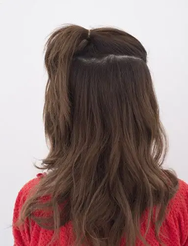 半扎发型扎法教程 甜美扎发助挑花运up