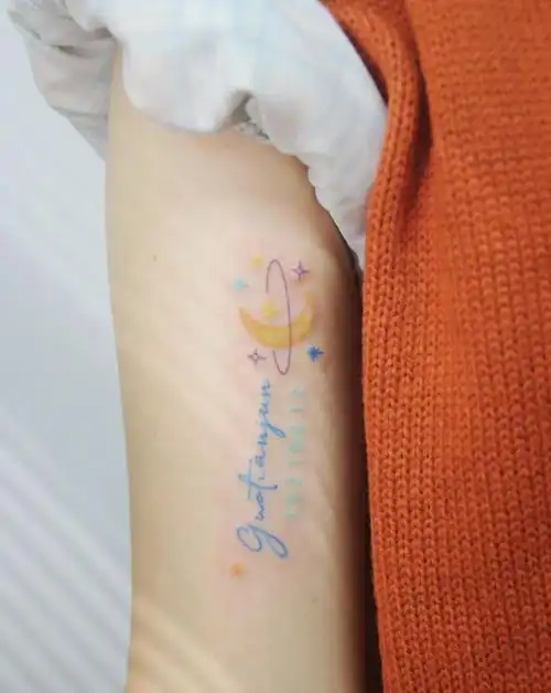 最新月亮纹身图案大全女月亮纹身图片的意义12