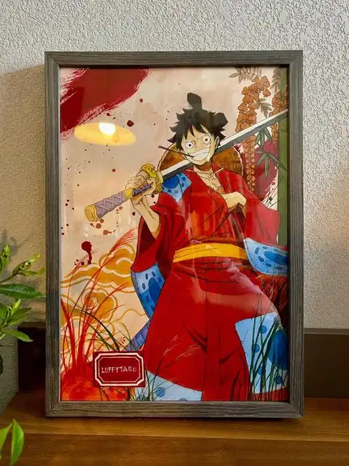 手绘和之国路飞带过程