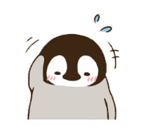 表情| 可爱灰色小企鹅表情包