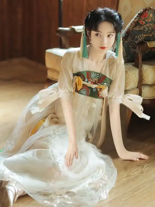 改良汉服襦裙国风元素长裙超仙清纯女装甜美仙气飘飘超乖连衣裙夏