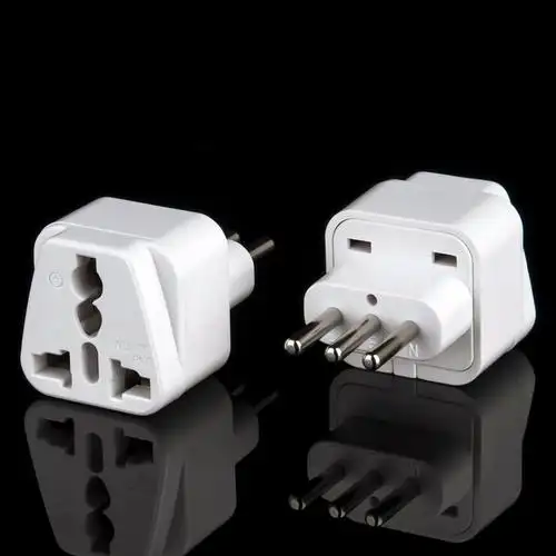 意大利通用插座旅行插头适配器/通用旅行适配器通用意大利 3pin 交流