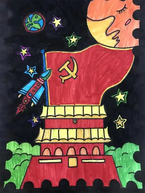 庆祝建党100周年书画展作品展映绘画类③