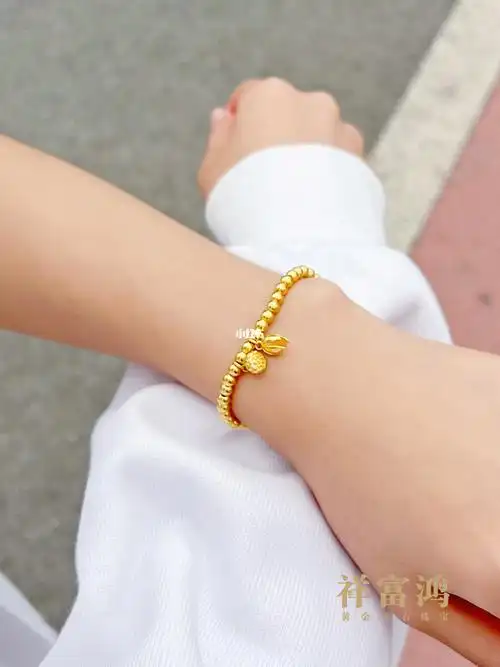 78百看不腻的珠珠黄金手链