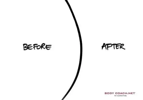 before and after 创意减肥广告