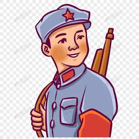 红军简笔画红军简笔画卡通人物