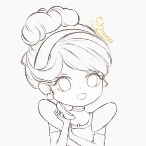 q版头像迪士尼系列之灰姑娘