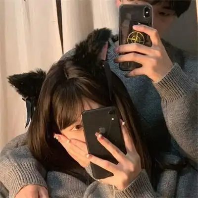 超甜情侣头像温柔真人情侣头像真人配对恩爱