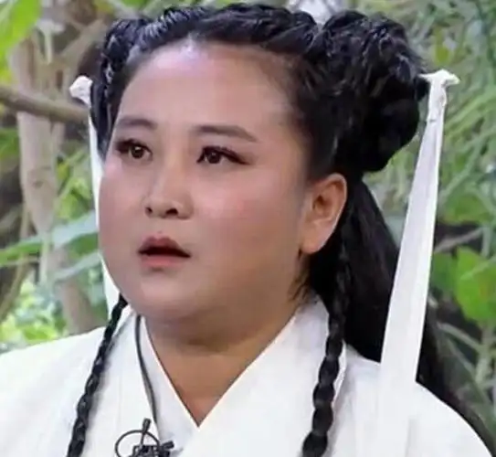最后一个是plus版小龙女贾玲,只不过她是在节目里面cos了小龙女,虽然