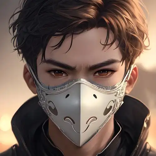 生活戴口罩帅哥成熟男人头像