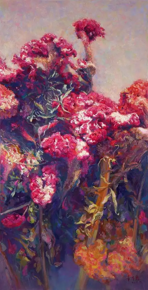 鸡冠花 之二 - 童传龙的作品 | artand - 与艺术家面对面的在线画廊