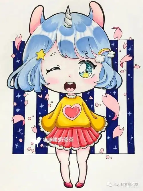 简笔画动漫人物,教大家画动漫人物简笔画(8张q版动漫人物-可爱的男生