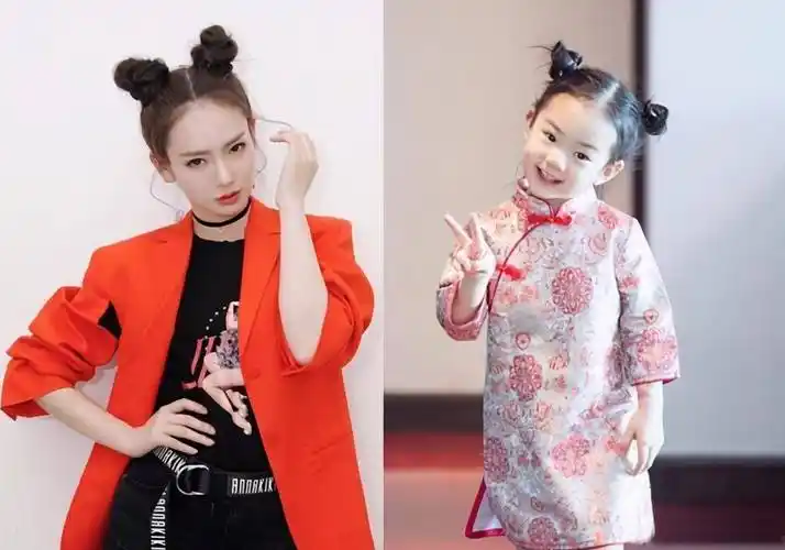 放下头发一目了然_孩子_lucky_发型