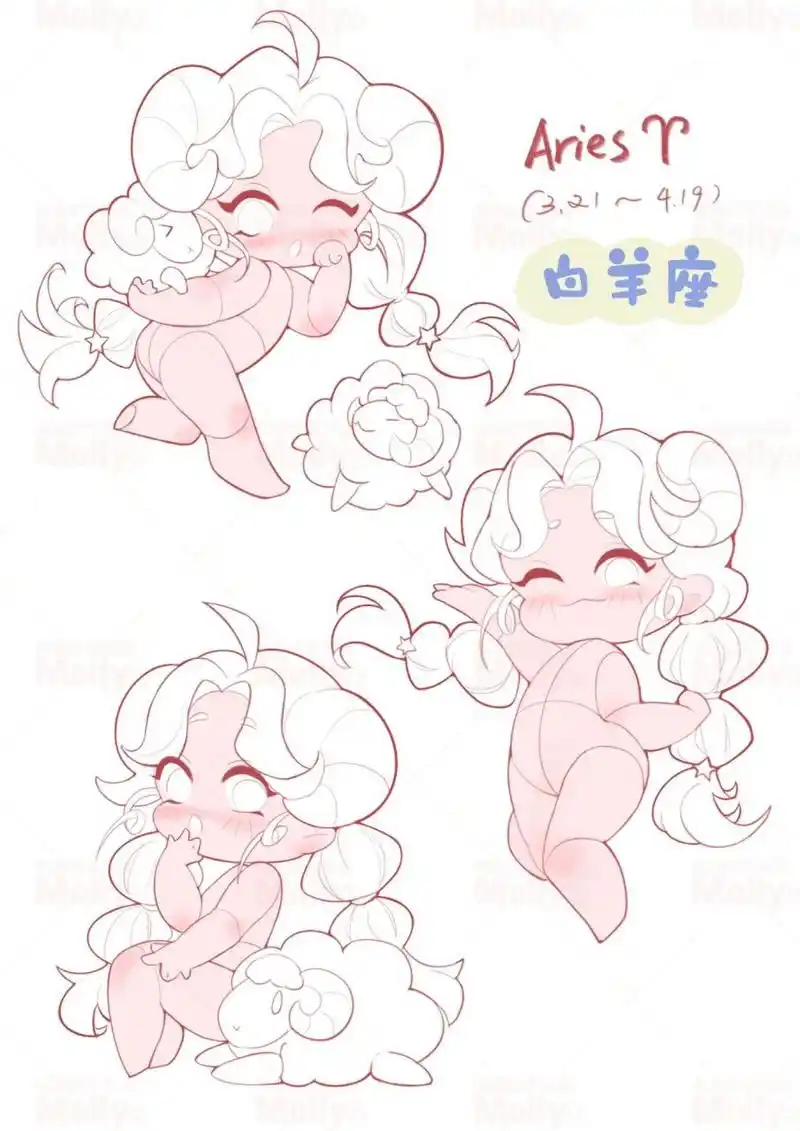 q版白羊座7415 嘻嘻嘻白羊座集合啦!