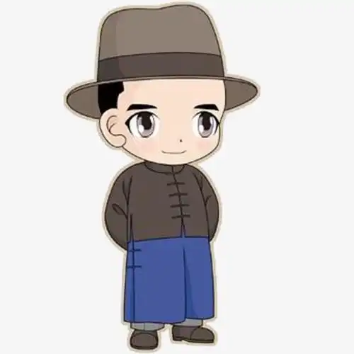 民国风男孩简笔画