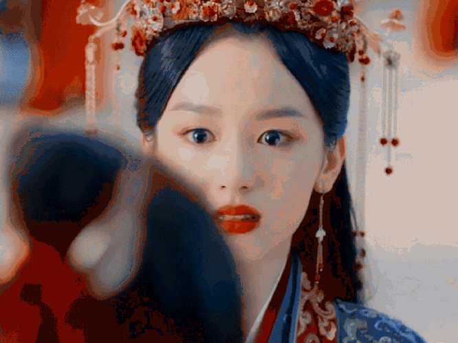 影视剧中大婚造型##周也化妆随拍