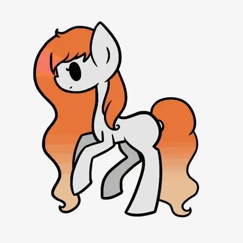 关键词  卡通马手绘橙色矢量马儿童简笔画幼儿园