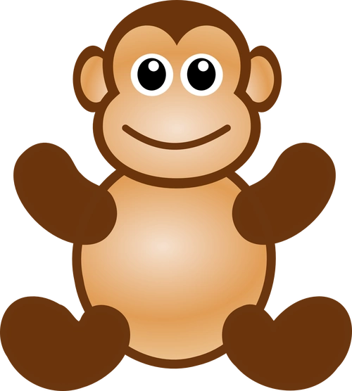 卡通猴子图片猴子卡通插图卡通动物卡通猴子